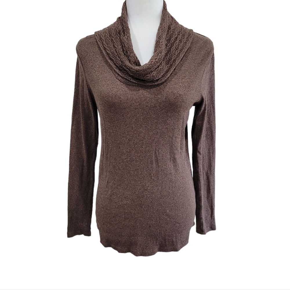 Rafaella Cowl Neck Sweater Women Size M